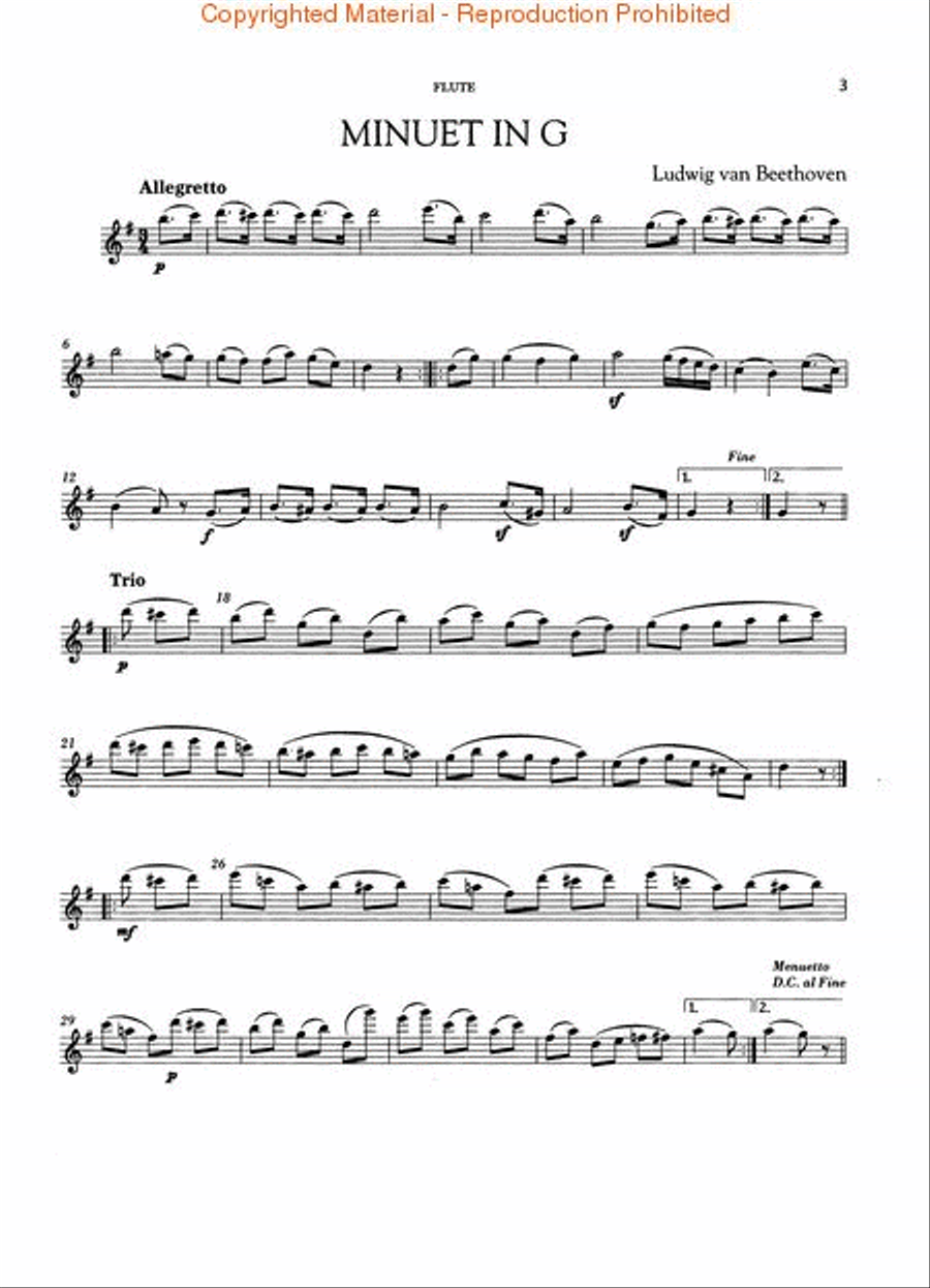 Golden Moments Golden Moments Flute Solo scores gallery preview page 4