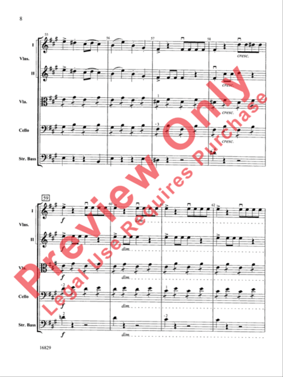 Classical Symphony String Orchestra scores gallery preview page 9