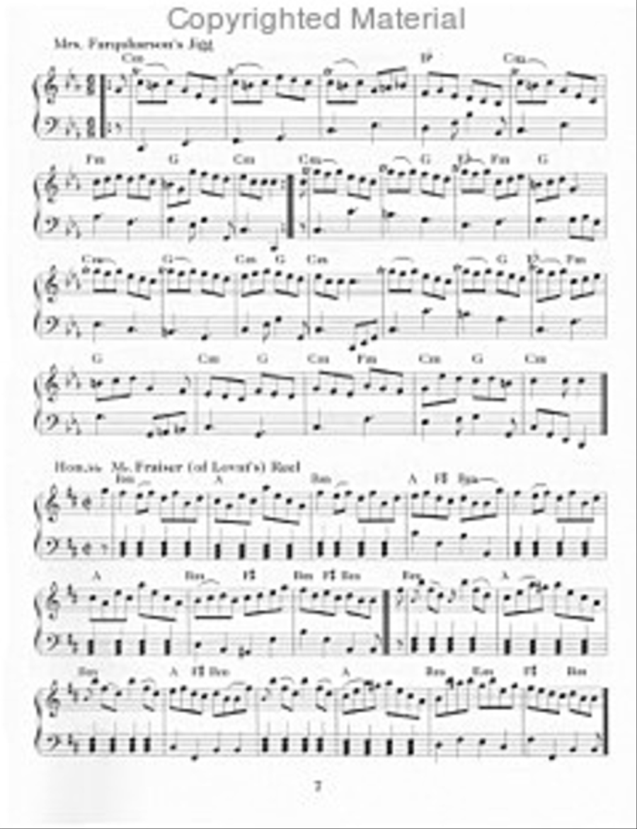 Jink & Diddle 30th Anniversary Collection of Scottish Music Harp scores gallery preview page 3