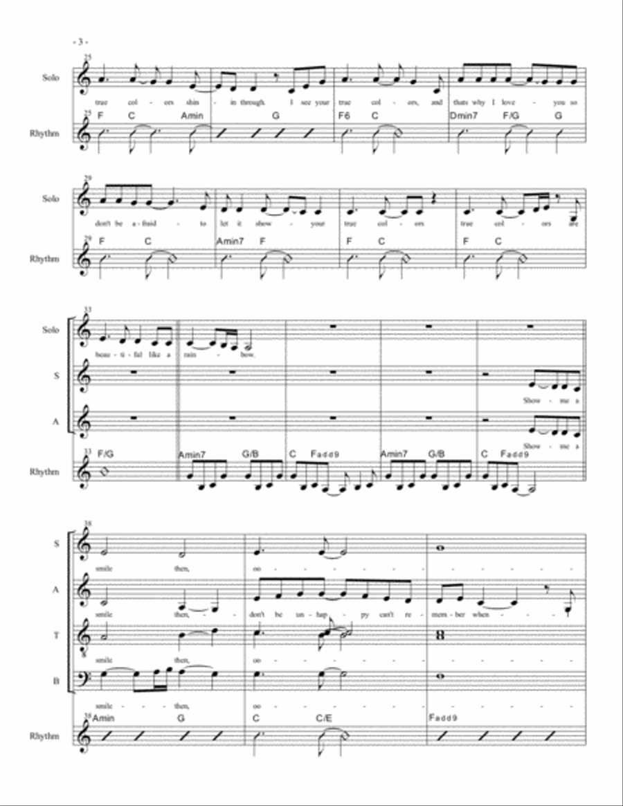 True Colors True Colors 4-Part scores gallery preview page 3
