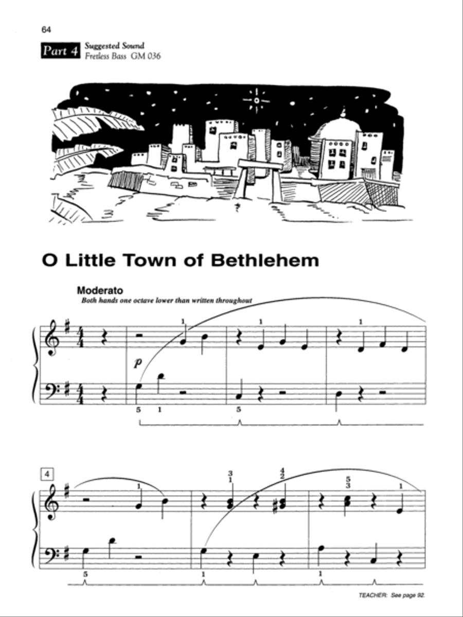 Alfred's Basic Piano Library: Merry Christmas! Ensemble, Complete Book 2 & 3 Piano Method scores gallery preview page 6