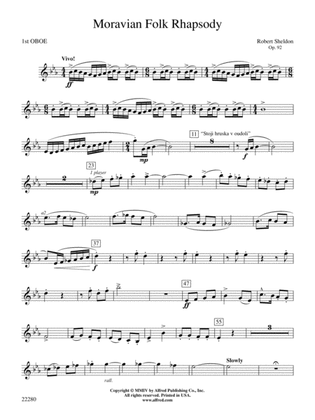 Moravian Folk Rhapsody: Oboe