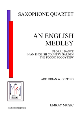 Book cover for AN ENGLISH MEDLEY – SAXOPHONE QUARTET