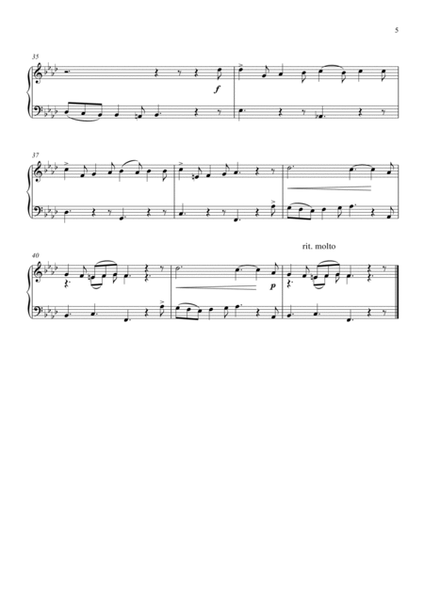 Alessandro Scarlatti - Se tu della mia morte (Easy Piano Version) image number null