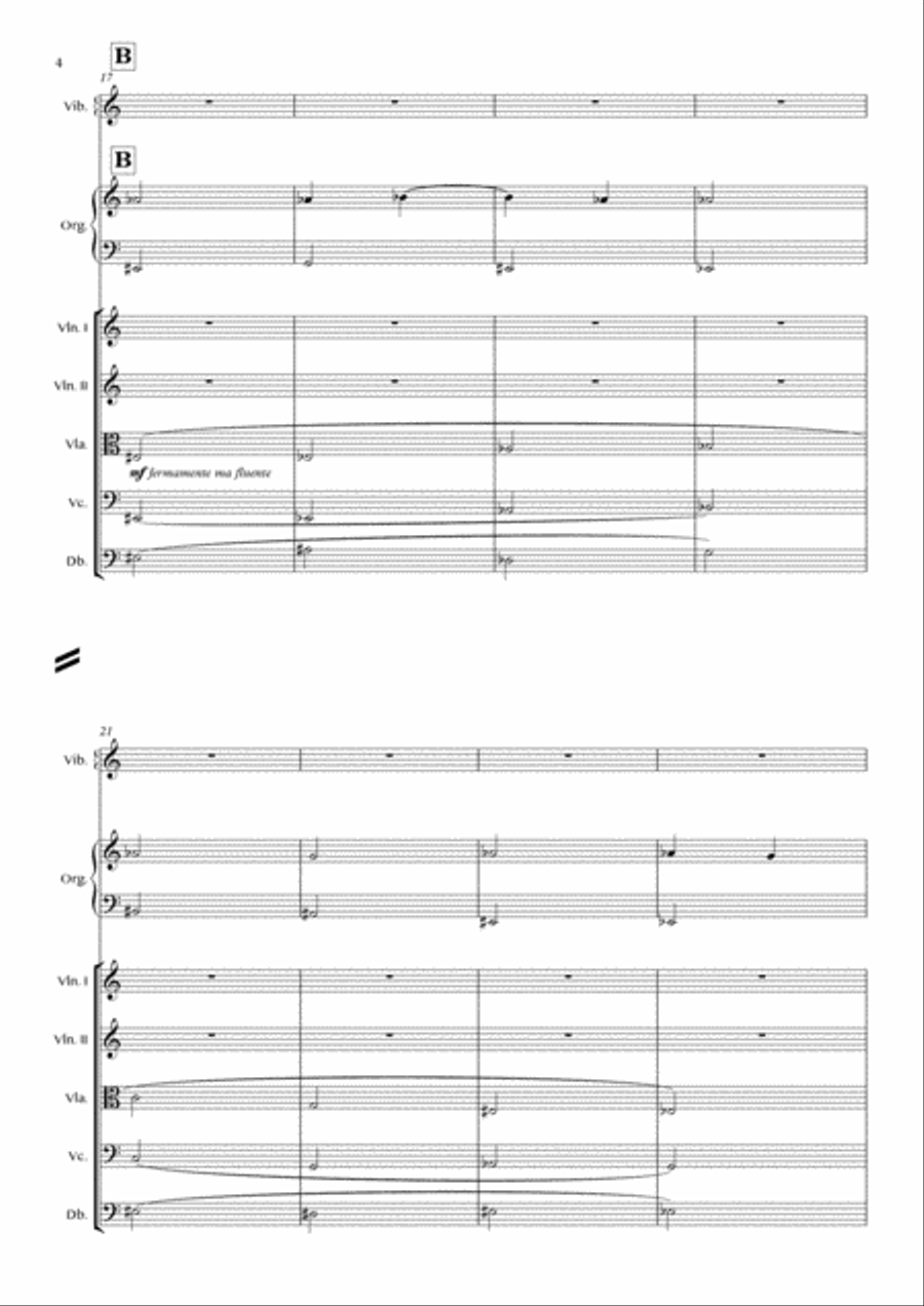 Strengur, filabein og malmur String Orchestra scores gallery preview page 4