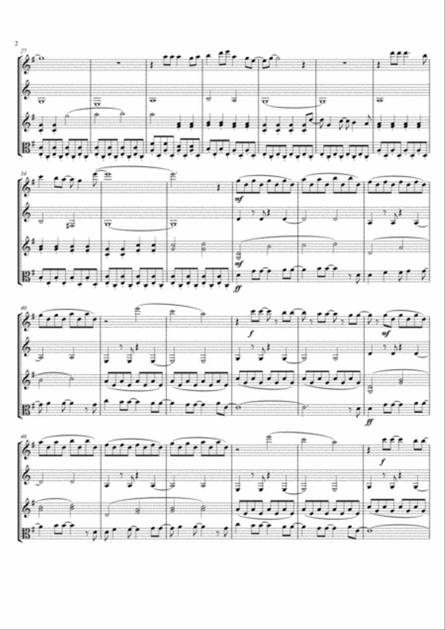 A Million Dreams Small Ensemble scores gallery preview page 2