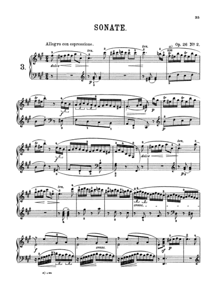 Sonata, Op. 26/2