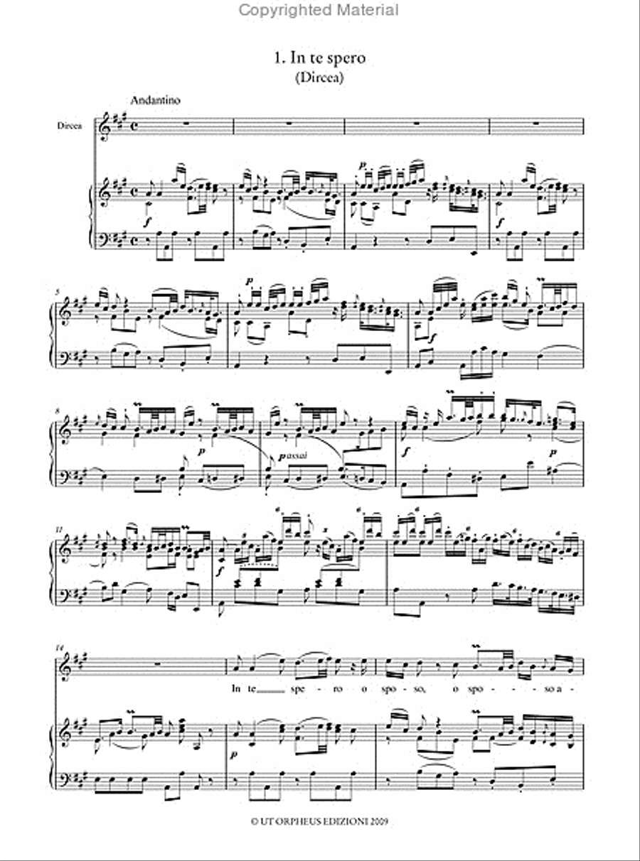 Demofoonte. Arias for Soprano Voice Solo scores gallery preview page 2