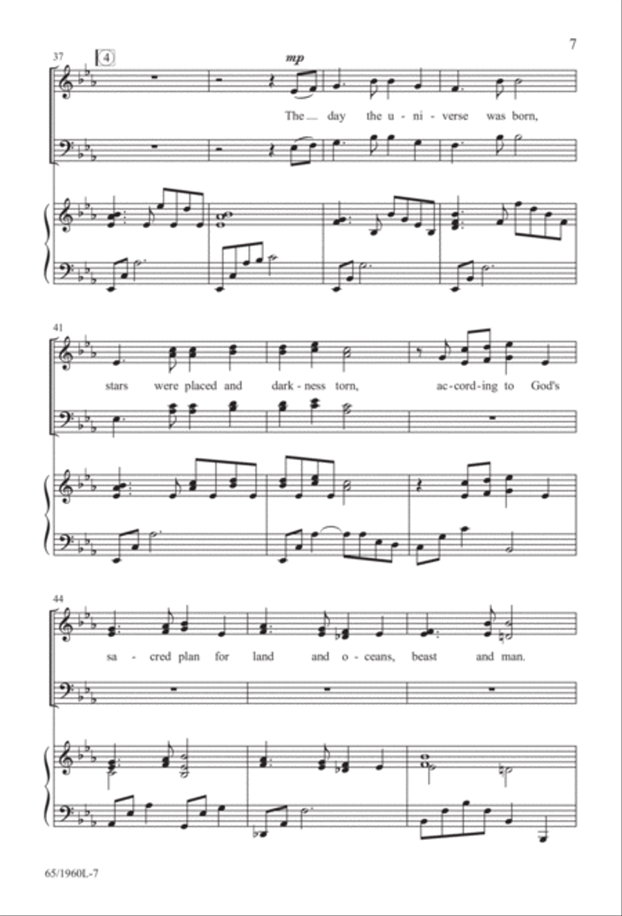 A New Birth...A New Beginning 4-Part scores gallery preview page 8