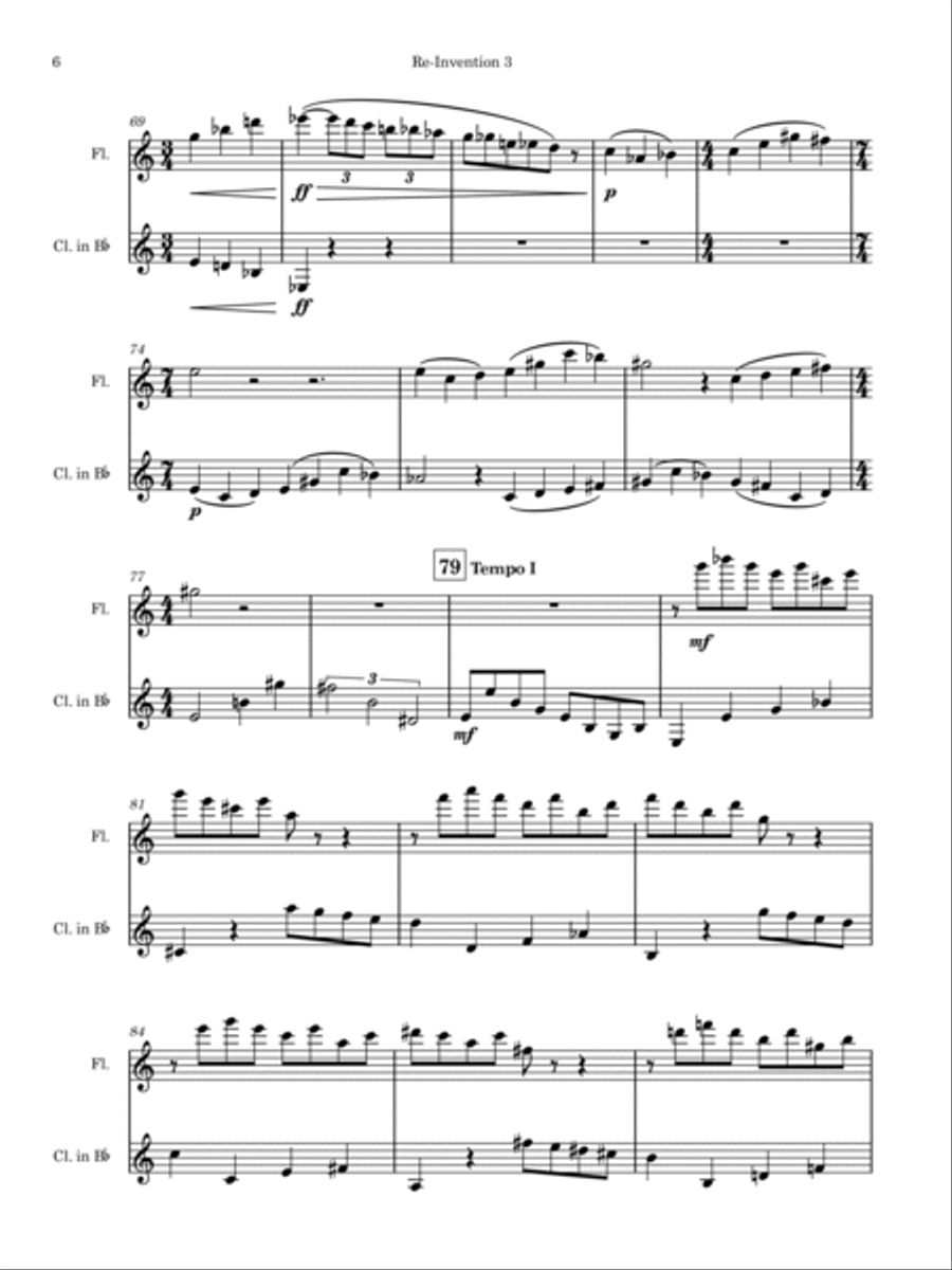 Reinvention III Reinvention III Woodwind Duet scores gallery preview page 6