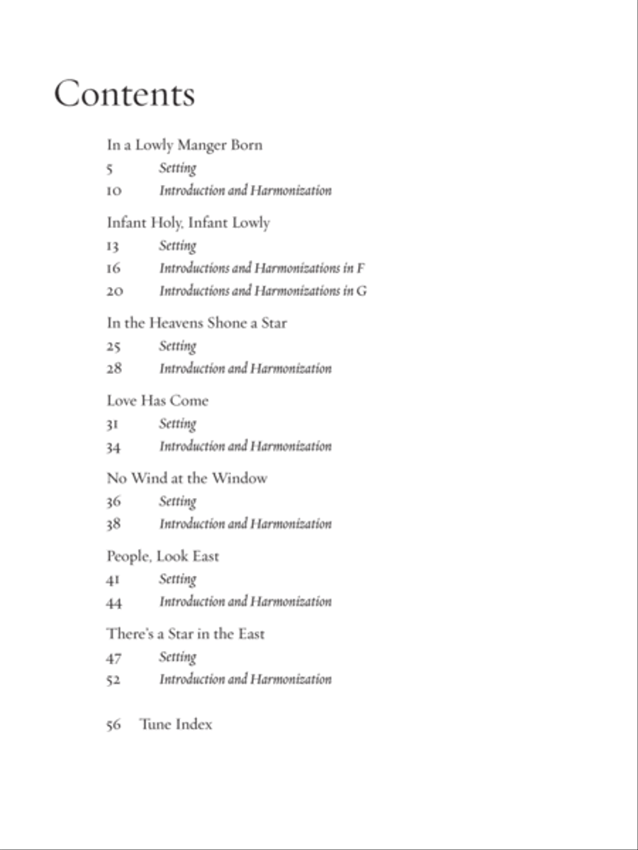 Wondrous Birth Seven Hymn Settings for Organ Organ Solo scores gallery preview page 4