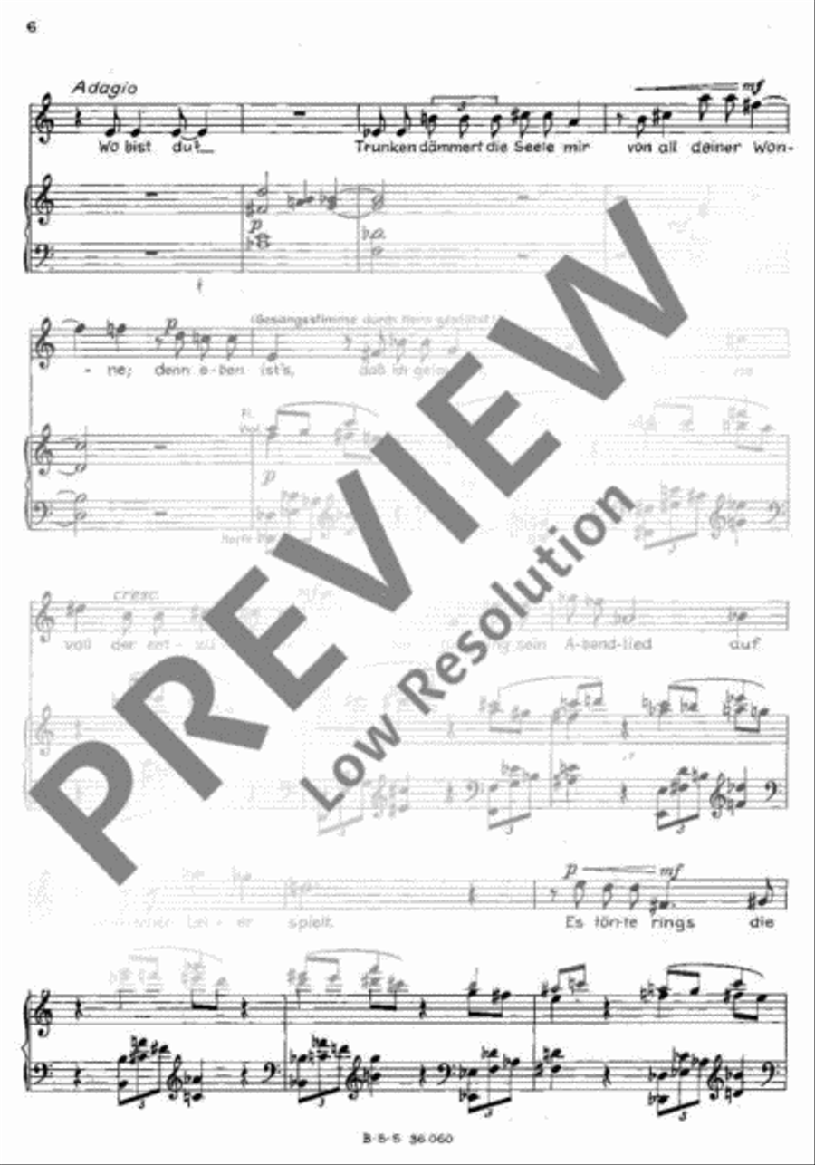 Mitte des Lebens Bass Clarinet scores gallery preview page 7