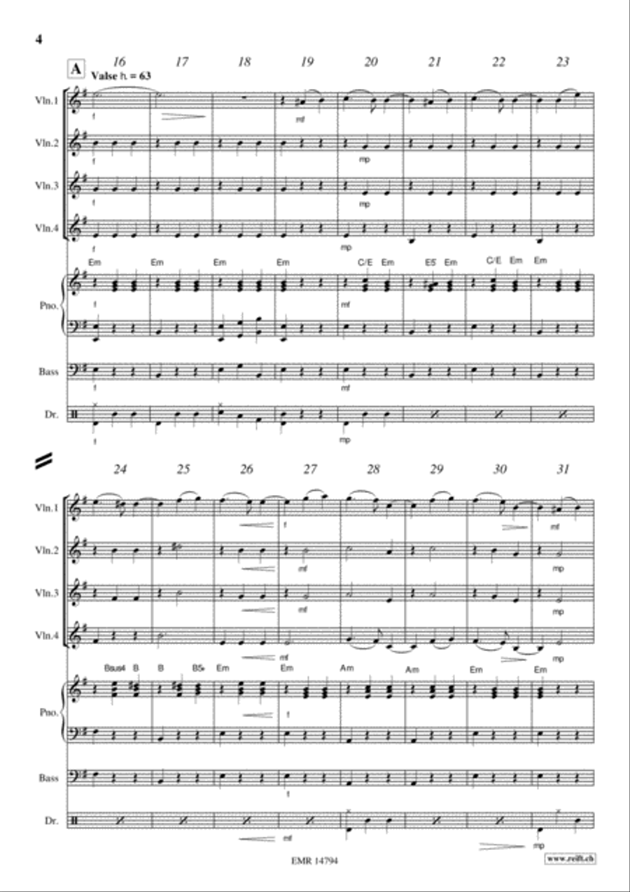 Les Yeux Noirs Violin scores gallery preview page 4