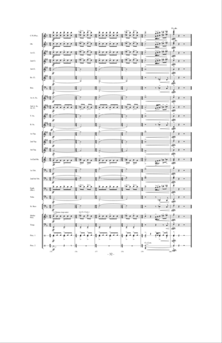 Flight of Valor Concert Band scores gallery preview page 31