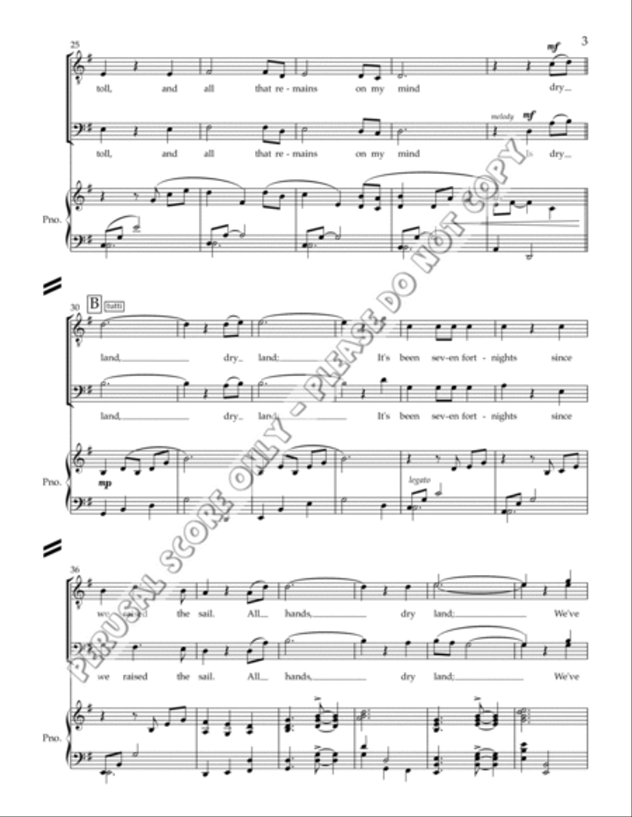 Dry Land 3-Part scores gallery preview page 3