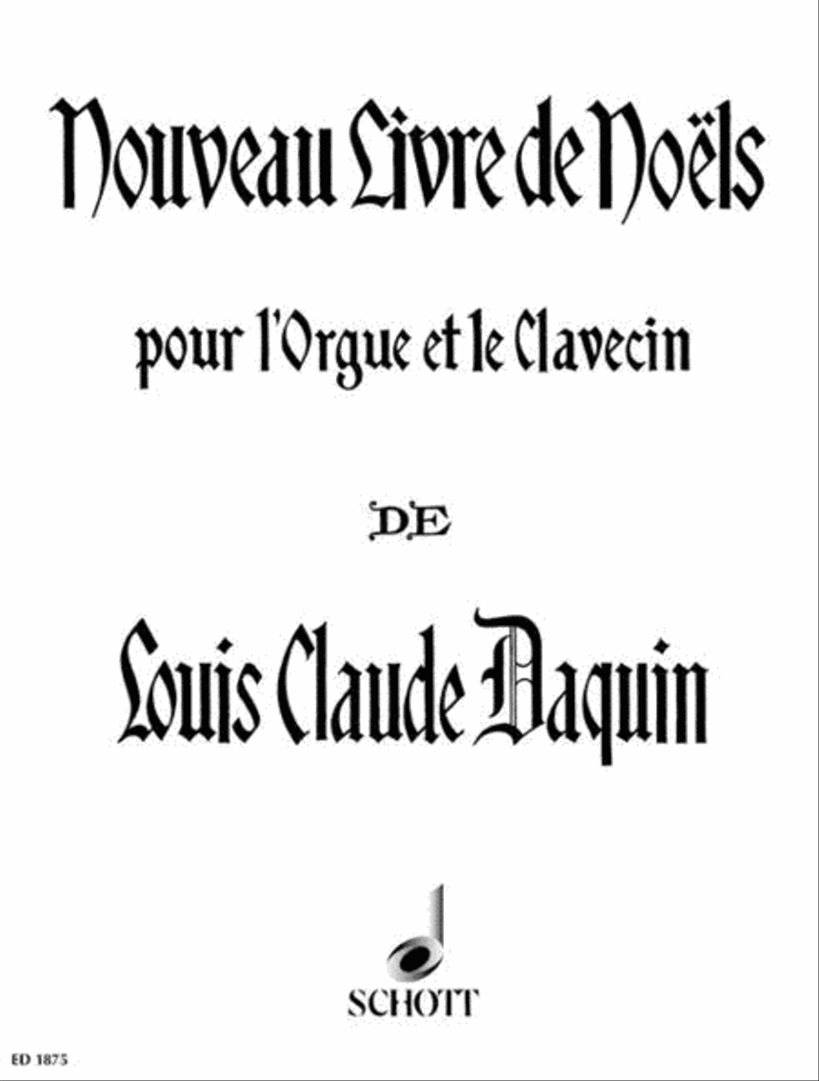Nouveau Livre de Noëls Nouveau Livre de Noëls Harpsichord scores gallery preview page 1