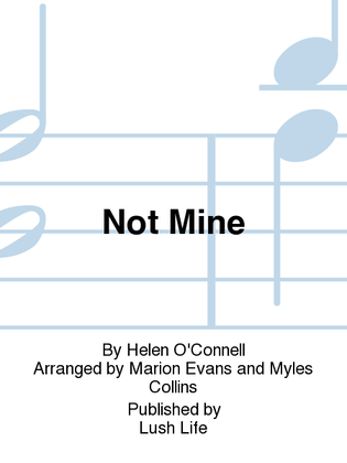 Book cover for Not Mine