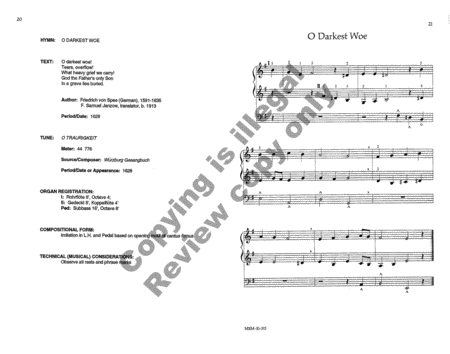 Easy Hymn Settings- Lent