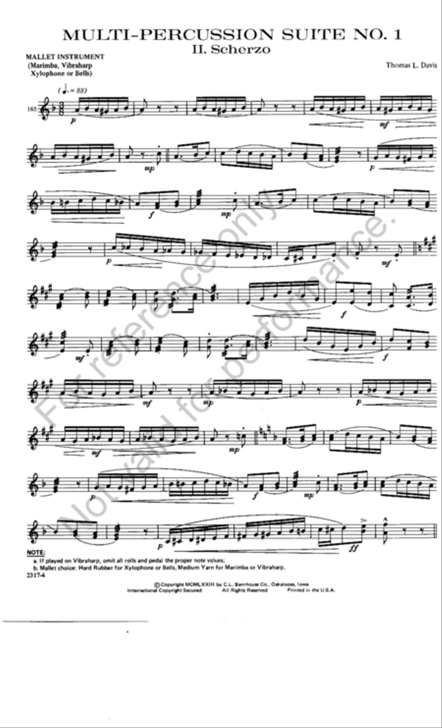 Multi Percussion Suite No. 1 A Cappella scores gallery preview page 3