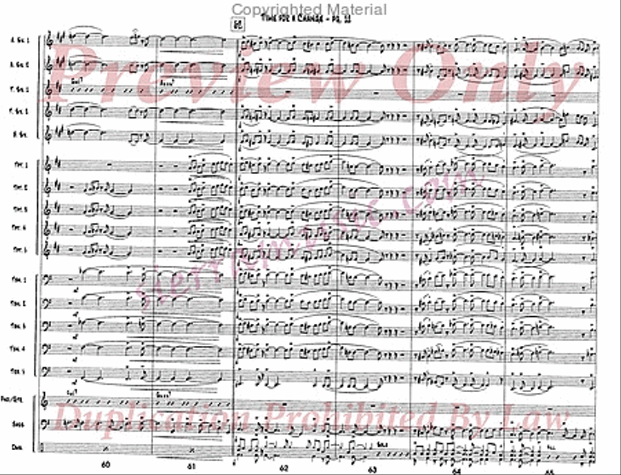 Time For A Change Time For A Change Jazz Ensemble scores gallery preview page 12