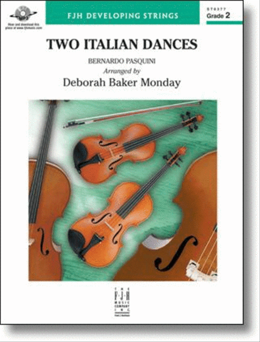 Two Italian Dances String Orchestra scores gallery preview page 1