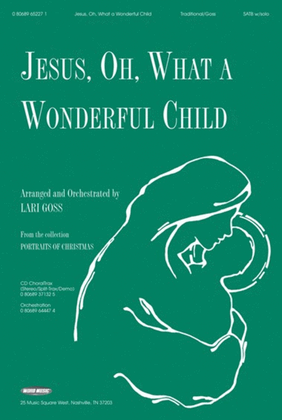 Book cover for Jesus, Oh, What A Wonderful Child - Anthem