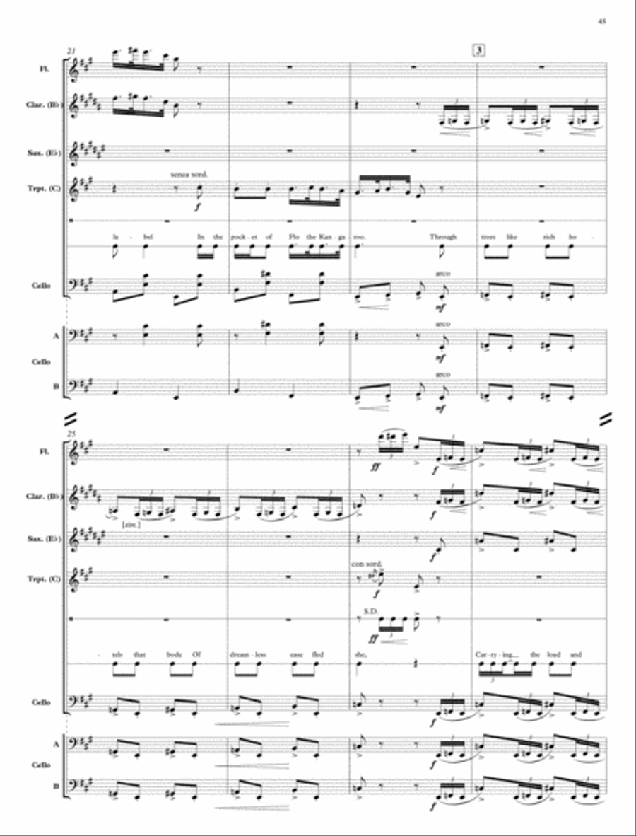 Facade Entertainments Clarinet scores gallery preview page 3