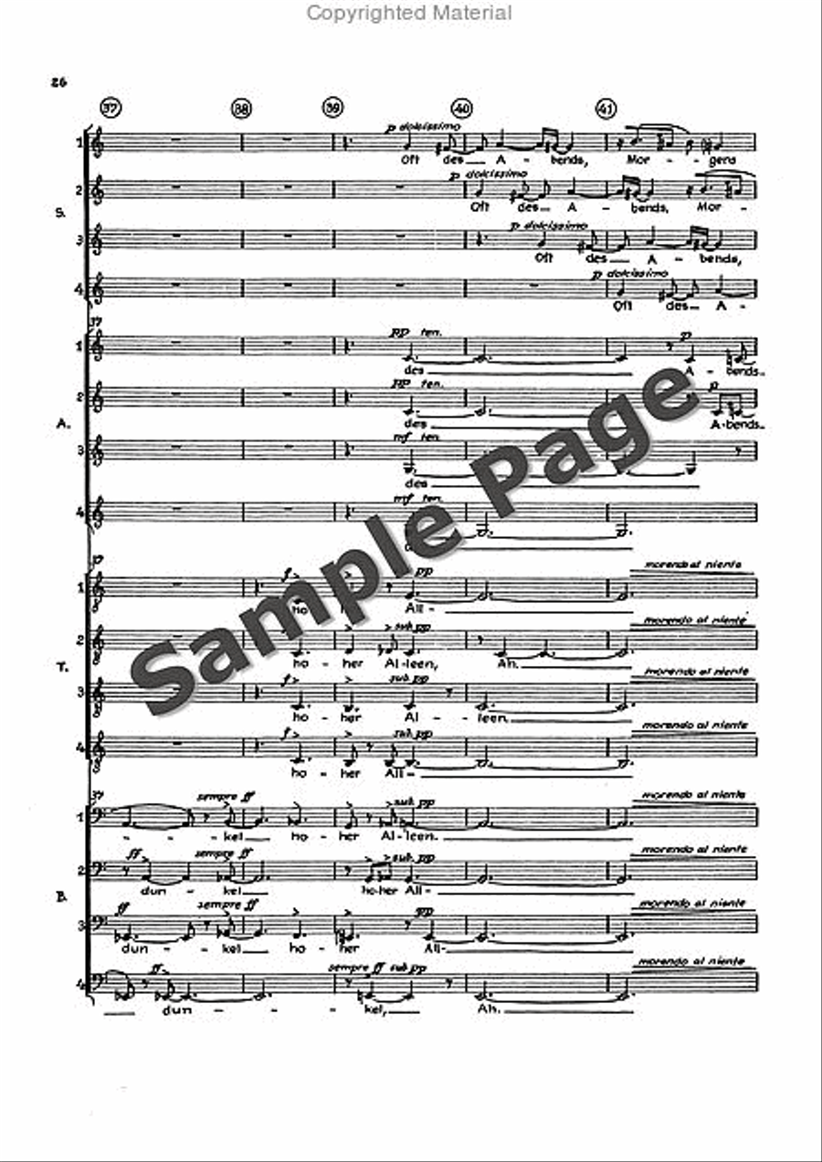 3 Phantasien 4-Part scores gallery preview page 27
