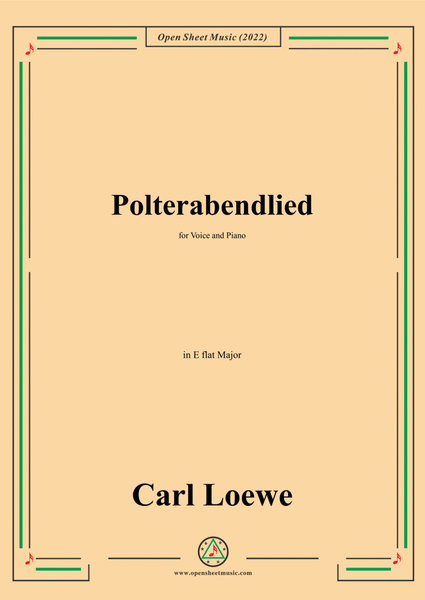 Loewe-Polterabendlied,in E flat Major,for Voice and Piano