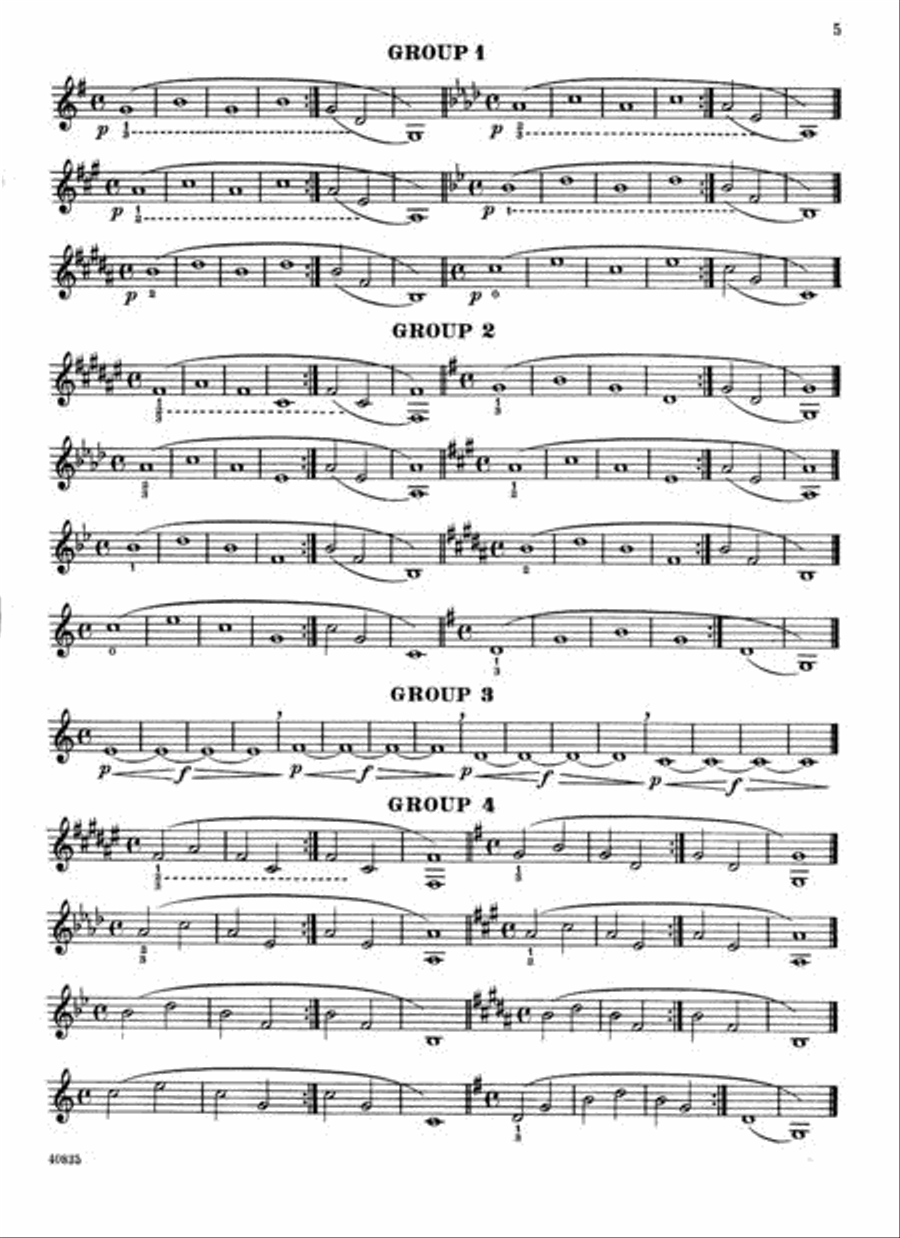 27 Groups of Exercises Trumpet scores gallery preview page 2
