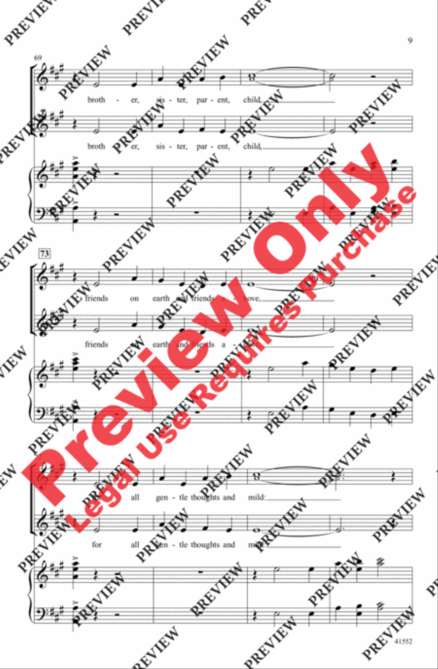 Of Grateful Praise 2-Part scores gallery preview page 8