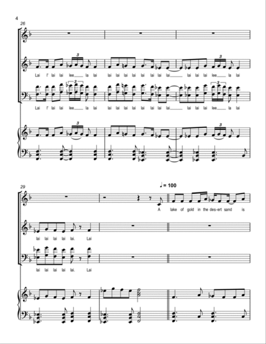 Through Heaven's Eyes Choir scores gallery preview page 4