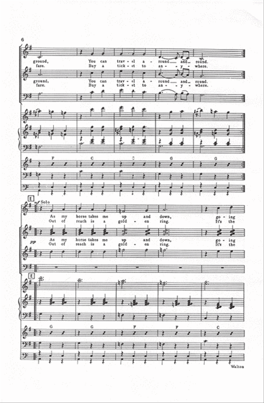Carousel (Vocal Score) Carousel (Vocal Score) Divisi scores gallery preview page 6