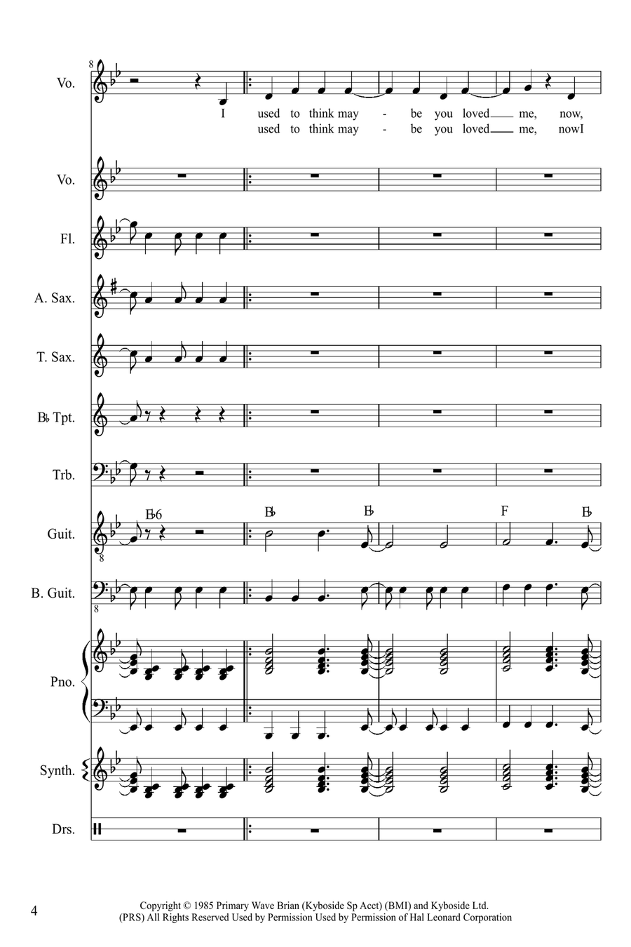 Walking On Sunshine Large Ensemble scores gallery preview page 4