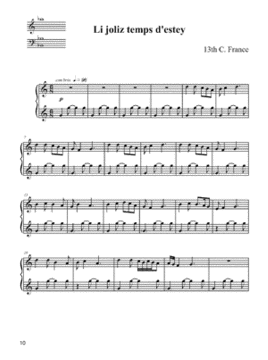 Medieval and Renaissance Music for Folk Harp Pedal Harp scores gallery preview page 2