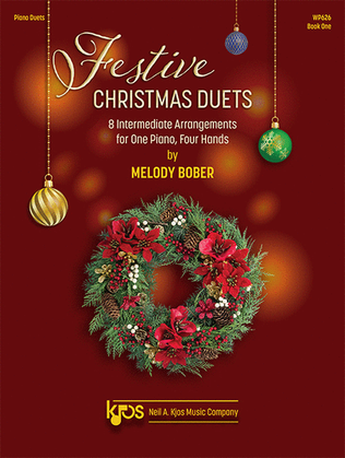 Book cover for Festive Christmas Duets, Book 1