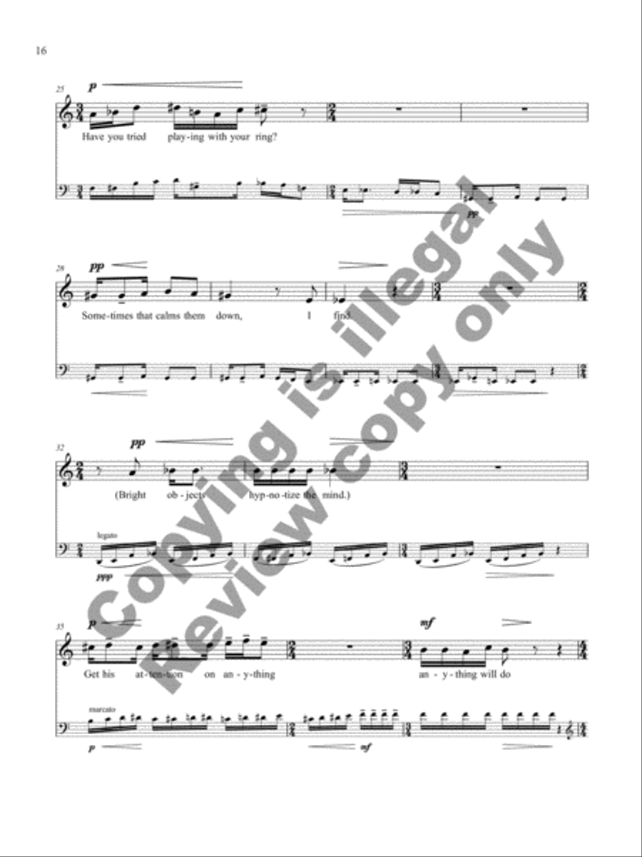 One Art Mezzo-Soprano Voice scores gallery preview page 9