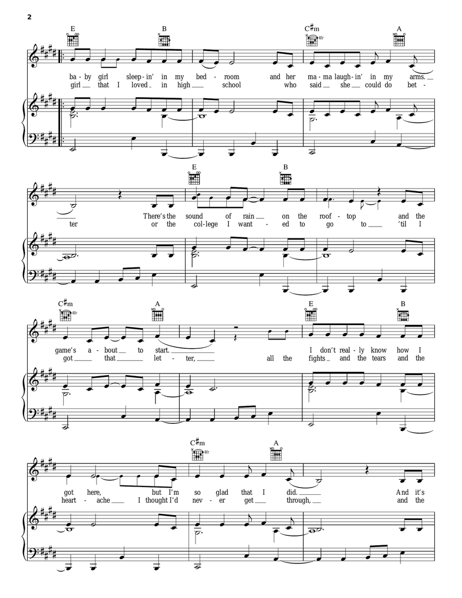 This Piano, Vocal, Guitar scores gallery preview page 2