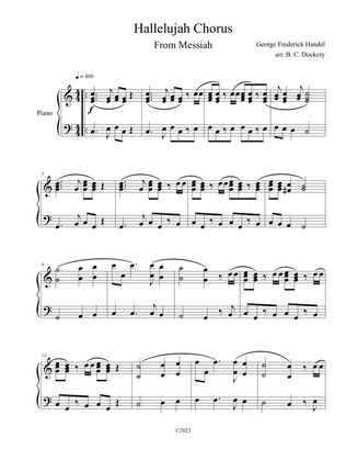 Hallelujah Chorus from Messiah (Piano Solo)