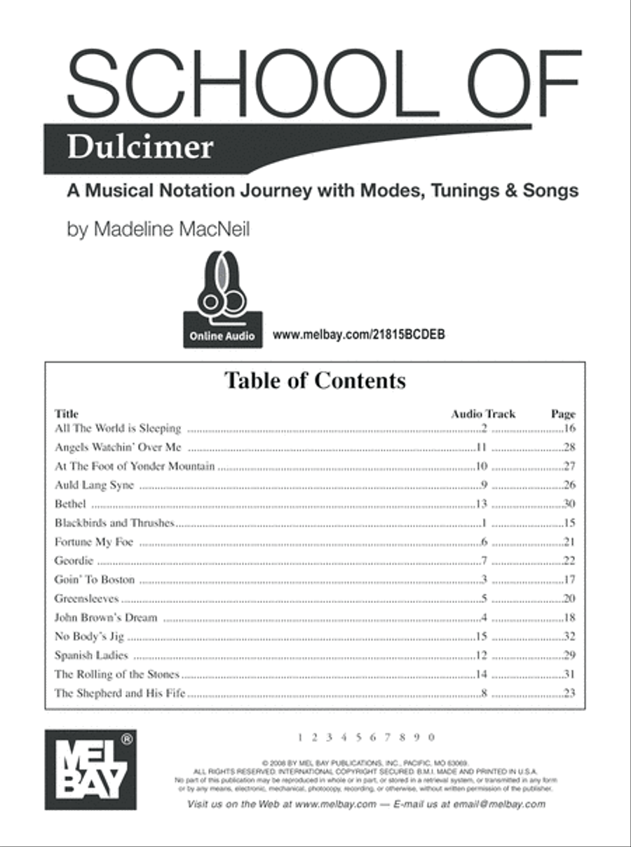 School of Dulcimer Dulcimer scores gallery preview page 2
