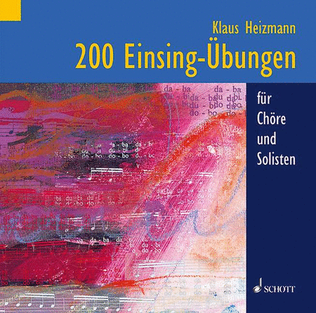 200 EinsingUbungen FUr ChOre Und Solisten Cd, German