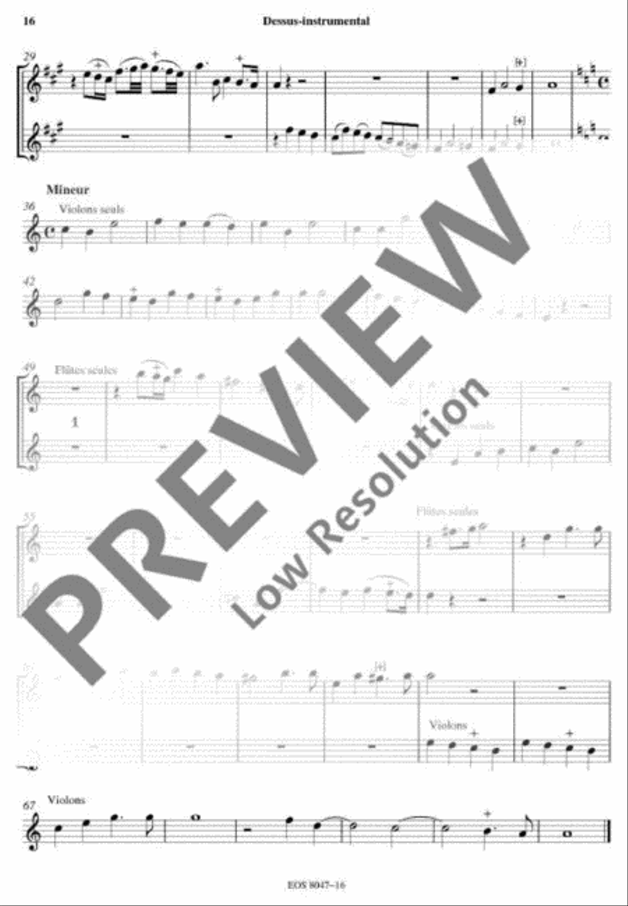 Messe de Mort Flute scores gallery preview page 16