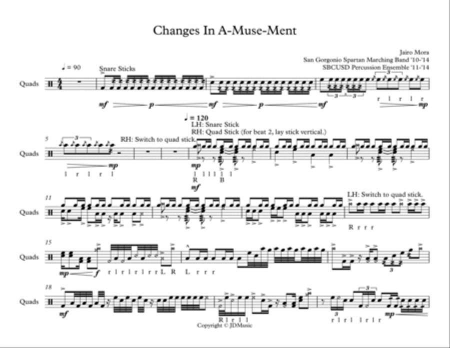 Changes In A-Muse-Ment Changes In A-Muse-Ment Drum Set scores gallery preview page 2