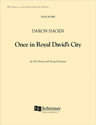Silent Night-A Christmas Collection: Once in Royal David's City (Full Score)