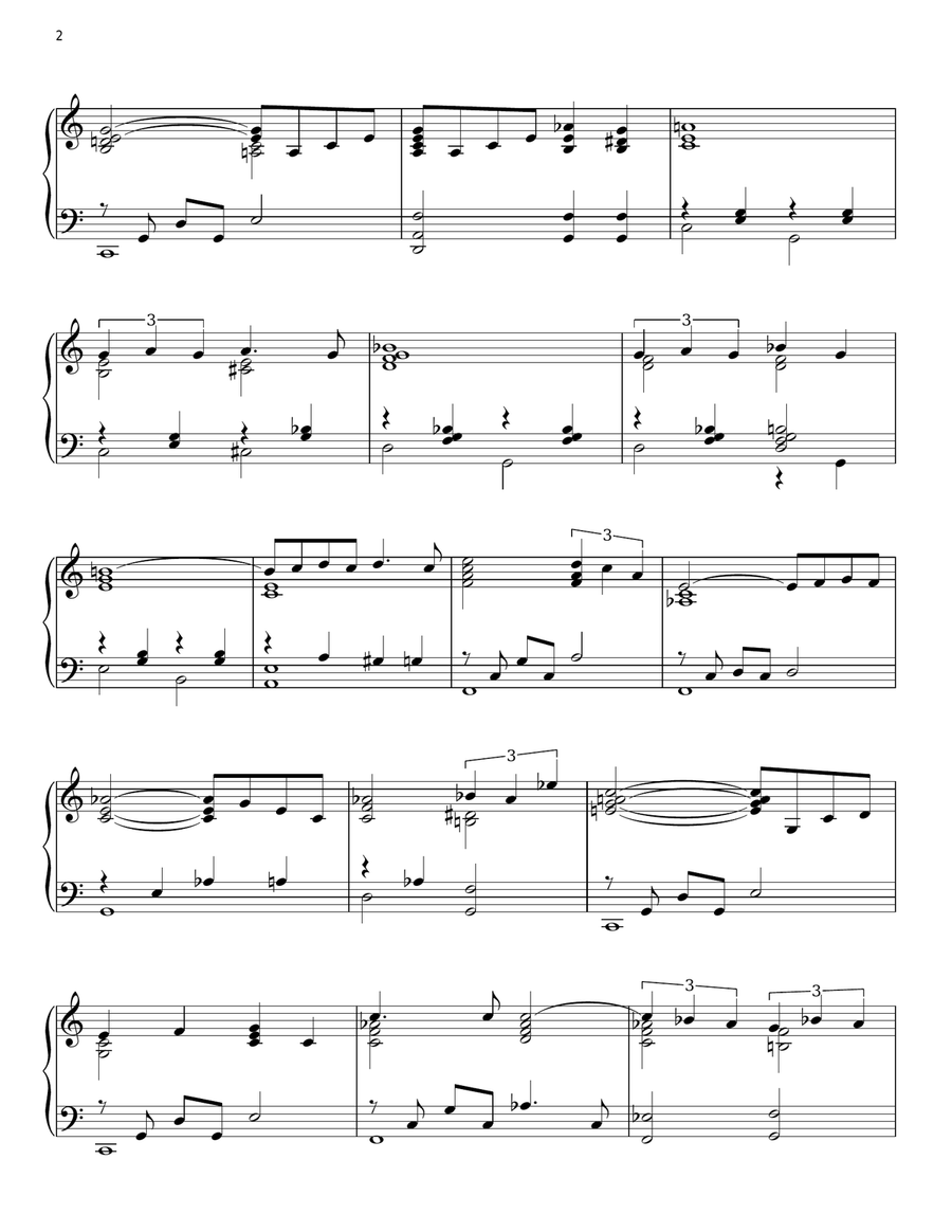 Ruby Piano Solo scores gallery preview page 2