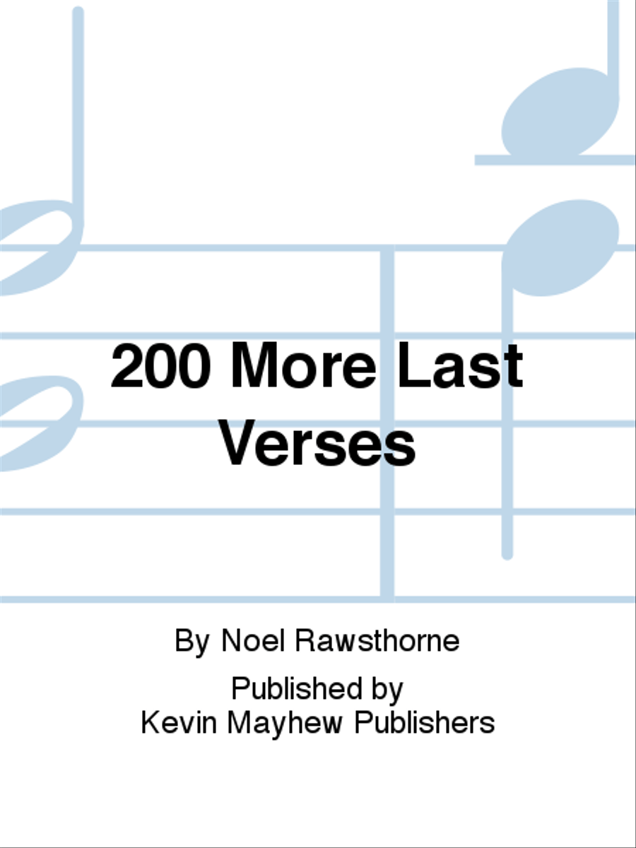 200 More Last Verses Organ scores gallery preview page 1