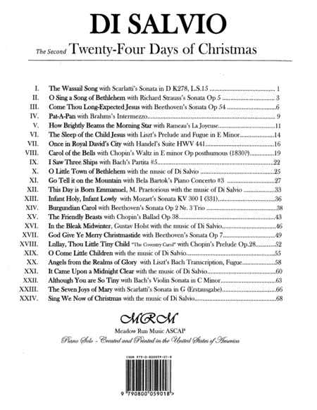 24 Christmas Carols Coupled with Classic Composers image number null