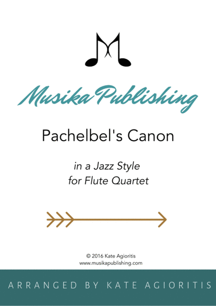 Pachelbel's Canon - in a Jazz Style - for Flute Quartet image number null