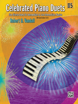 Book cover for Celebrated Piano Duets, Book 5