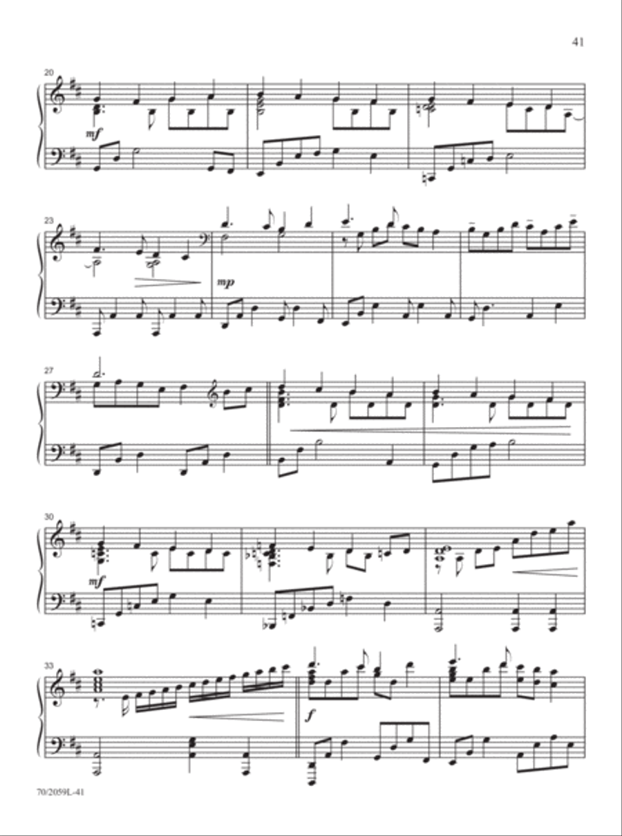 The Church Pianist's Library, Vol. 21 Piano Solo scores gallery preview page 24